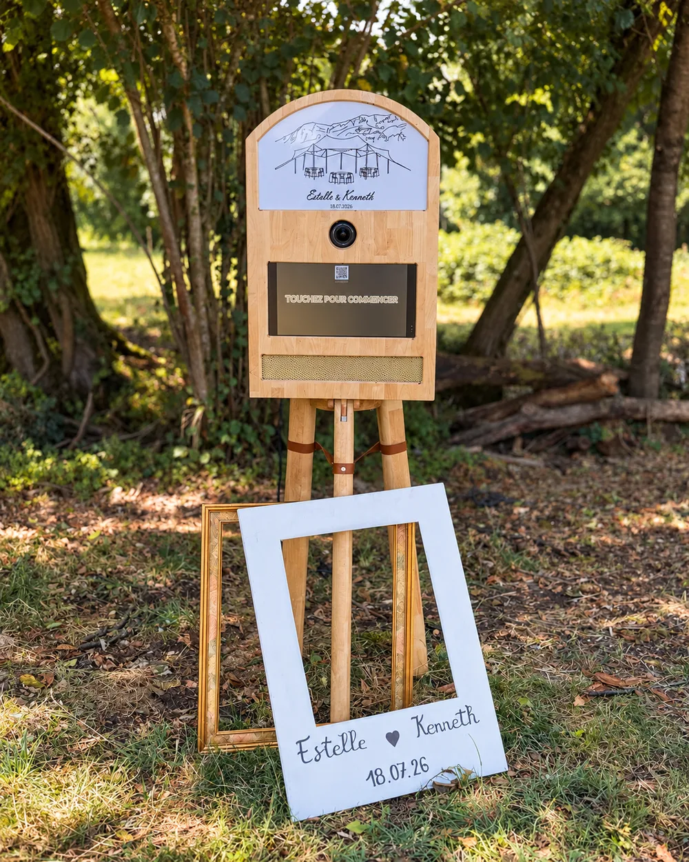 Photobooth Brooke personnalisé pour un mariage Events Loc’