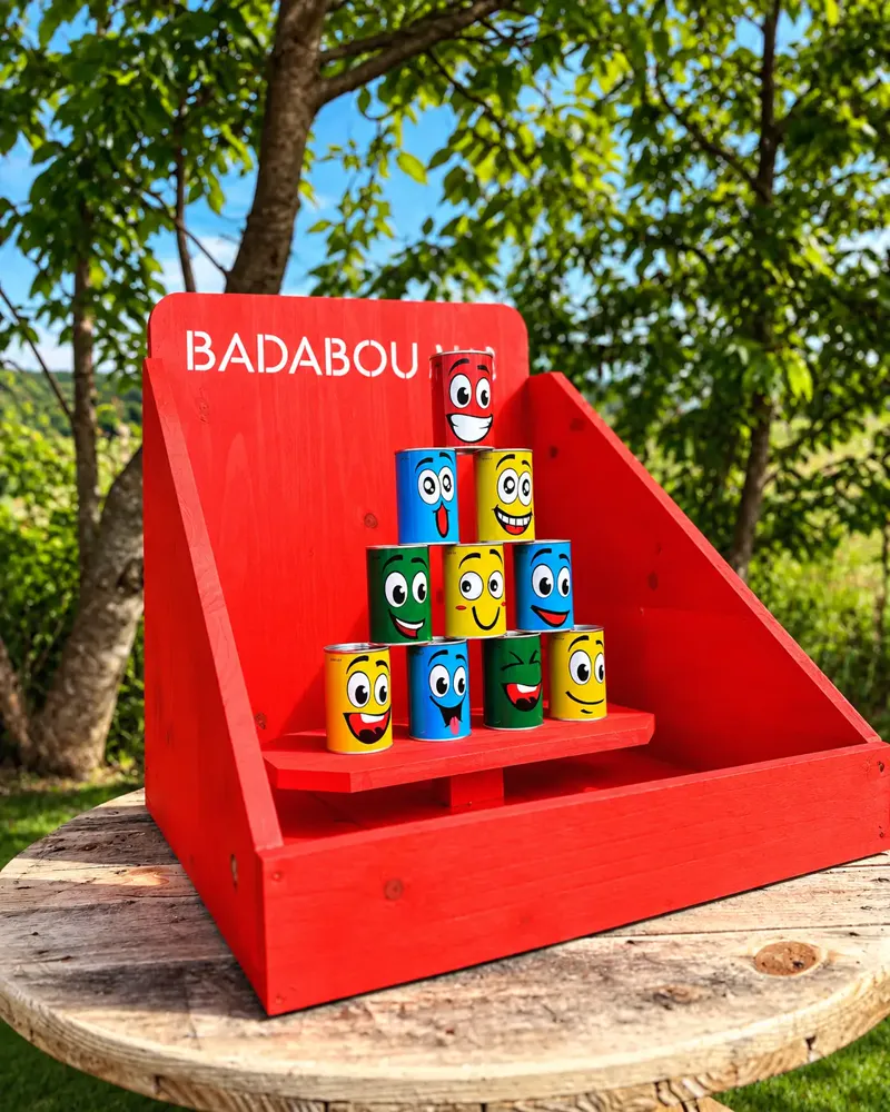 Jeu Badaboum en bois Events Loc’
